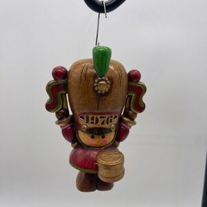 Vintage Hallmark Tree Trimmers Ornament 1976 Yester Years Drummer Boy Yesteryear